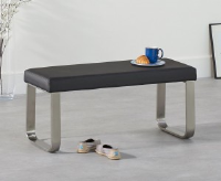 Amron Black Dining Bench - 3 Sizes Available