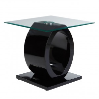 Angel Black Gloss Side Table