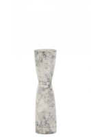 Annika White And Grey Ceramic Vase