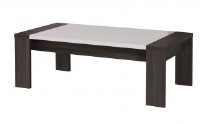 Augustine White Gloss And Grey Wood Coffee Table 135cm