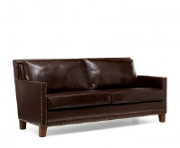 Barrington 3 Seater Brown Leather Sofa