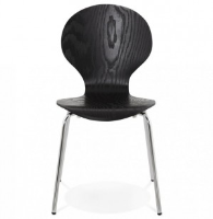 Bee Bo Black Wooden Dining Chair