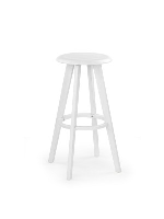 Benjy White Bar Stool