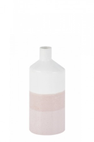 Berdine White And Pink Ceramic Vase