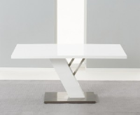 Bianco High Gloss White Dining Table