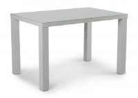 Blake Grey Gloss Table With Glass Top 120cm