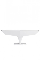 Calantha Designer White High Gloss Fruit Bowl