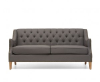 Carole Grey Fabric 3 Seater Sofa