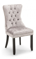 Carruthers Silver Velvet Ring Back Dining Chair