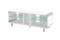 Charlize Curvy White High Gloss TV Stand 120cm