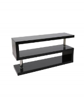 Cherry Black High Gloss TV Stand 120cm