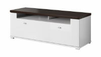 Clarence 1 Drawer White Gloss TV Unit 140cm