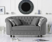 Clarey Grey 2 Seater Sofa