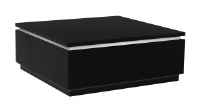 Conner Black Gloss Coffee Table Storage