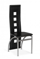 Cooper Black Leather Dining Chair