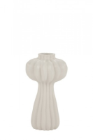 Coral Medium White Ceramic Vase