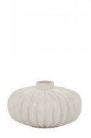 Coral White Ceramic Vase