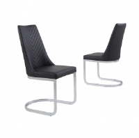 Curvell Black Dining Chair