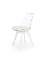 Danelle White Plastic Dining Chair