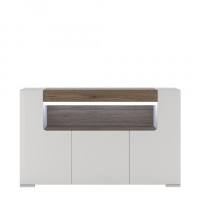 Dari Diva 3 Door Sideboard With Open Shelf