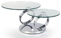 Delphi Clear Glass Coffee Table