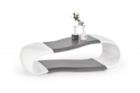 Delta Concrete Effect & White Gloss Coffee Table 113cm