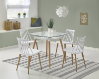 Dinky 4 Chair Dining Set 80 cm