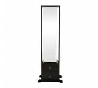 Ellen Floor Standing Revolving Mirror - Black