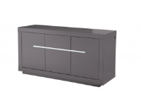 Fabian Grey Gloss Sideboard With LED