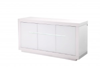 Fabian White Gloss Sideboard With LED