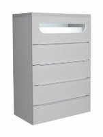 Felix White Gloss Tall Chest