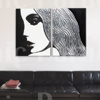 Femme Textured Italian Wall Art