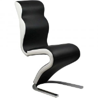 Fiona Black/White Dining Chair