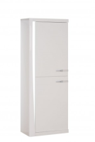 Howarth White High Gloss Storage Cupboard 70cm