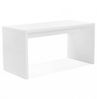 Hugo White Gloss Desk Optional Drawer