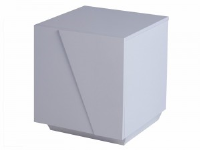 Ice High Gloss White Bedside Tables RH Or LH - RH Hinge