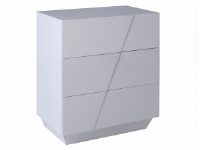 Ice High Gloss White Chest Of Drawers