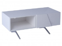 Ice Low White Small Gloss TV Unit 95.2cm