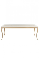 Imogen American Oak And Cream High Gloss Dining Table With LED 212cm