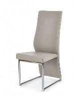 Imperial Cappuccino / Taupe PU Leather Dining Chair