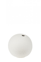 Juan White Ceramic Ball Vase