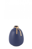 Kasha Cobalt Blue And Gold Vase
