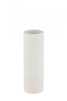 Kat White And Cream Ceramic Vase