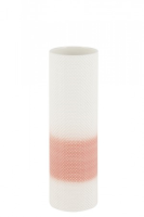 Katy Large White And Pink Gloss Vase