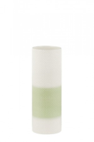 Katy White And Green Gloss Vase