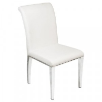 Kiera PU Leather Dining Chair - White