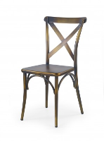 Kris Yellow Copper Distressed Dining Chair