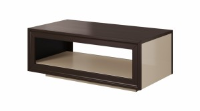 Laura Cappuccino And Walnut Wenge Coffee Table