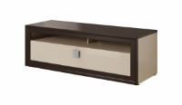 Laura Cappuccino And Walnut Wenge Small TV Stand 140cm