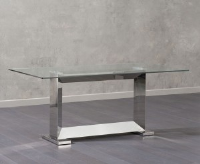 Layman Glass Dining Table 6 Seater 180cm